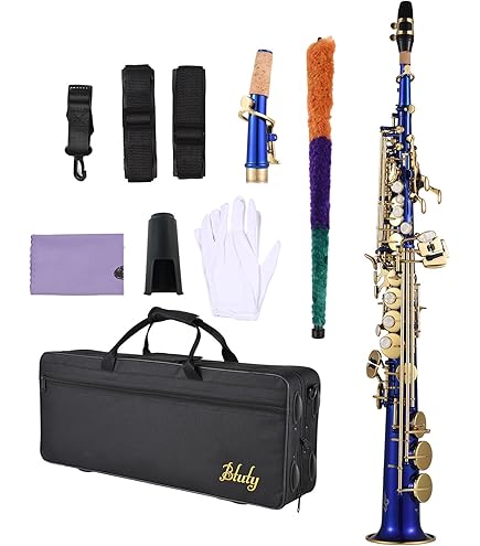 Sassofono Soprano SIB In Ottone - Professionale Con Custodia E Accessori - Foto 6