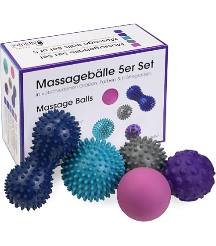 Balle De Massage à Picots Vert Ø7cm - Douce Et Souple - Pour Aquagym Et Relaxation