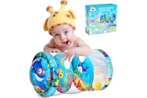 ZMLM Baby-Krabbelspielzeug für Kleinkinder, Rassel Roller Spielzeug sensorische Entwicklung und Lernspiele für 3 Monate - 3 Jahre alt, Aufblasbares Rollenspielzeug für Kleinkinder