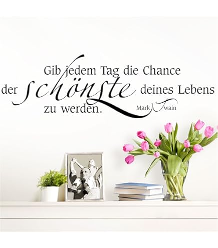 Wandtattoo 'Liebe Ist...' Spruch 120x38cm | Mit Herz & Schmetterlingen | Selbstklebend & Rückstandslos Entfernbar