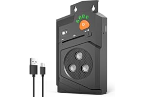 Honey Paws Antibell für Hunde, Antibell Ultraschall Gerät Hunde, Anti Bell Gerät Hunde mit 3 Modi, 15m Reichweite, Automatischer Anti Bellen Funktion Ultraschall Hundebell Stopper für Innen Außen