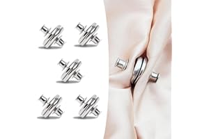 Lonimia Hebilla Magnética para Cortina, Pares Accesorios De Cortinas,Imanes para Cortinas Abrazaderas Magnética para Cortinas para Decoración De Familia Oficina Hotel (5 Piezas)