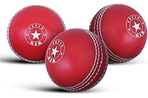 SPIN FIRST Incrediball Cricket Balls ! Soft & Safe Indoor Outdoor! Real Stitched Seam for Coaching, Training, Practice & Garden Play | For All Ages