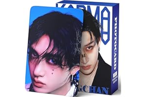 Yuto Stray Kids Photocards 127 PCS Stray Kids KARAMA Photo Cards World Tour Photocards Lomo Card Gift Lomo Cards Merch for Stray Kids Boys and Girls (Bang Chan Karama)