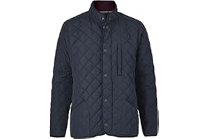 THE SAVILE ROW COMPANY LONDON Men's Luxury Quilted Padded Jacket with Recycled Polyester Outer