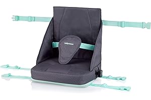 Babymoov Rehausseur Chaise Enfant Up&Go - Pliage Ultra Compact & Nomade - De 6 mois à 3 ans (15kg) - Evolutif Rehausse de 7 à 14cm - Confortable - Déhoussable & Lavable