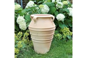 Palatina Werkstatt Anfora in terracotta greca Olea, 50 cm, 100% fatto a mano, ideale per gli amanti del giardino, degli interni e delle anfore