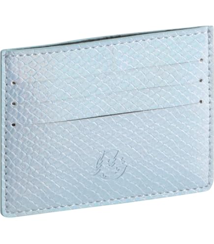 Porte-cartes Exacompta Denim - Poche Centrale - 10,3x7,5cm Bleu