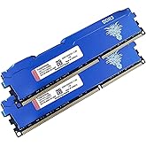 DDR3 16GB Kit (8GBx2) Desktop RAM 1600MHz PC3-12800 UDIMM Non-ECC Unbuffered 1.5V 2Rx8 Dual Rank 240 Pin CL11 PC Computer Mem