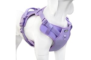 AIITLE Szelki dla dużych psów zapobiegające ucieczce, regulowane szelki dla psa do przygody na świeżym powietrzu, bez duszenia, kamizelka dla zwierząt domowych z łatwym uchwytem, dla dużych i bardzo