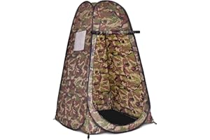 RELAX4LIFE Tente de Douche Instantanée Toilettes Vestiaire pour Camping Pêche Chasse Plage Dimension 120x120x190CM (H x I x L) Deux Couleurs au Choix