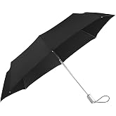 Samsonite Alu Drop S - Safe 3 Section Auto Open Umbrella, 28.5 cm, Black