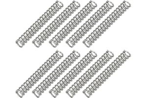 PATIKIL Molla a Compressione, Dia Filo 0.5mm x OD 3mm x L 20mm, 10 Pz Molla a Compressione Acciaio Inossidabile 304 Kit Assortimento Piccole Molle per Riparazioni Negozio e Casa