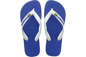 Havaianas Mixte Brasil Logo Tongs, Marine Blue, 45/46 EU