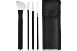 ‎SEGBEAUTY Segbeauty Pediküre-Messer-Set, 4pcs Eingewachsenes Zehennagelmesser mit Tragetasche, Korrekturzangen Clipper Entferner, Nagelpflege aus hochmanganhaltigem Stahl Fußreparaturschneider