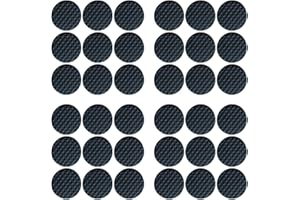 LLRY Premium Furniture Pads,Thick Non-Slip Pad Foot Cover Self-Furniture Gripper - Stops Slide - Adhesive Pads – Protectors (Round 25mm 36PCS)