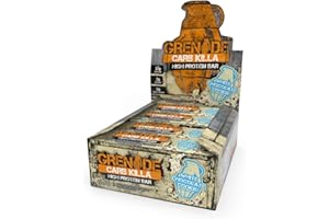 Grenade Carb Killa High Protein and Low Carb Bar , White Chocolate Cookie, 720 gram (12 x 60 g)