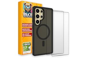 BEXX SMART SIMPLE SECURE BEXX 360 GUARD | Rundum-Sorglos-Paket | Für Samsung Galaxy S25 Ultra | Stoßfeste Hülle + 2x 9H Hochleistungs Schutzgläser | Maximaler Rundumschutz | Für MagSafe
