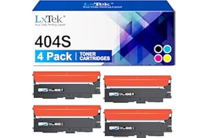 LxTek 404S Compatible Toner Cartridge Replacement for Samsung P404C CLT-P404C for Xpress SL C430 C430W C480 C480W C480FN C480FW (1 Black/1 Cyan/1 Magenta/1 Yellow, 4-Pack)