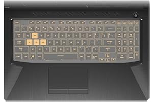 MiNGFi TPU Clavier Coque de Protection/Couverture pour ASUS TUF Dash F15(2021) FX506 Gaming F15 FX506 F17 FX706 A15 FA506 A17 FA706(2021) A15 TUF506/566 A17 TUF706/766 - Transparent