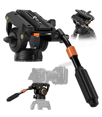 Trípode De Cabeza Fluida SmallRig AD-01 - Profesional Para Video, Carga Hasta 8 Kg - Compatible Con Manfrotto