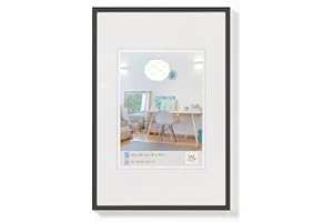 walther design Bilderrahmen schwarz 30 x 45 cm Doppelpack, New Lifestyle Kunststoffrahmen KV045BD