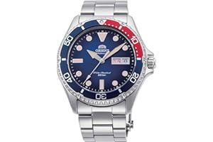 ORIENT Kamasu/Mako III - Orologio da polso da uomo automatico a carica manuale sportivo in acciaio o silicone - Divers' watch subacqueo con corona a vite e vetro zaffiro