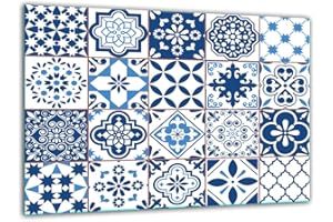 TMK ArtDeko – Tagliere in vetro – Tagliere in vetro per cucina 30 x 22 cm – Robusto, igienico e antiscivolo – Tagliere in vetro – Piano di lavoro aggiuntivo – Uso versatile