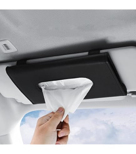 Porta Fazzoletti per Auto, Scatola di Tessuto Cilindrica per Auto Scatola Del Tessuto Per Cilindro Auto Scatola per Fazzoletti per Auto Universale Organizzatore di Tessuti per Auto