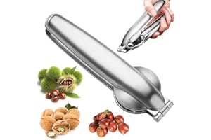 YBFBSJK Pince à Châtaignes en Métal Casse Noisette Ouvre La Châtaigne Ouvre-Pince en Noyer Coupe Châtaigne Casse-Noix Multifonctionnel pour Les Marrons Et Les Ustensiles De Cuisine