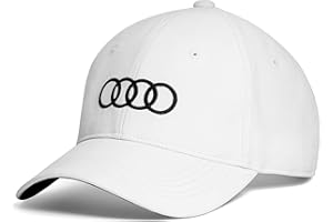 Audi oryginalna czapka baseballowa, uniseks, biała