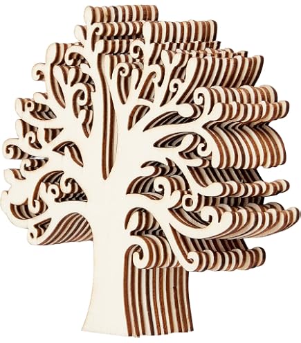 Sagoma Ovale In Legno Di Tiglio Vuota Per Centrotavola - 10 Pezzi - Fai Da Te, Decorazioni, Pittura E Artigianato Creativo