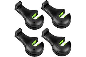 HAHONESS Joymoon Winfred Kopfstützen Auto Haken,4 Stück Autositz Organizer Kunststoff Haken KFZ Auto Zubehör Innenraum für Kopfstütze Kleiderbügel Handtaschenhalter Taschenhaken (Schwarz)