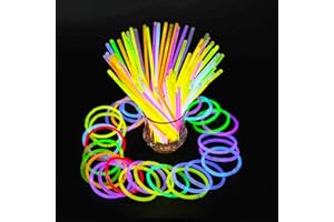 Dr.JIEER 40 pack Glow Sticks Party Packs, Premium Neon Glowsticks -Neon Glow Stick Pack for Party Birthday Concert