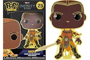 FUNKO Loungefly POP! Large Enamel Pin MARVEL INFINITY SAGA: OKOYE - Okoye - Avengers Infinity War - Vengadores Infinity War Pins de Esmalte- Broche Coleccionable - para Mochilas Y Bolsos