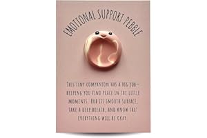Sacred Nest Emotional Support Pebble | Charming Handmade Worry Stone, Cute Pocket Hug Gift | Anxiety Relief for Kids & Adults | Lovingly Crafted in the UK - Mental Health Gifts to Bring Peace