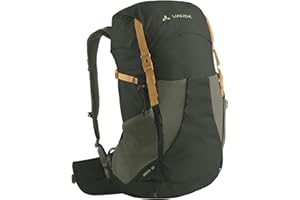VAUDE Wanderrucksack Brenta 30 Liter, wasserabweisender Rucksack Damen & Herren, komfortabler Trekkingrucksack mit integrierter Regenhülle, praktische Fächeraufteilung
