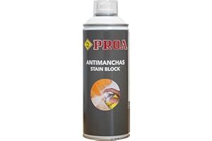 PROA ANTIMANCHAS PARA PAREDES EN SPRAY. 400 ML. Cubremachas. Stain Block.