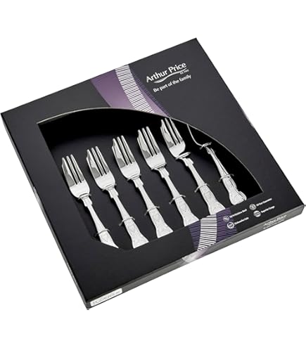 Arthur Price Every Day 44-Piece Kings 6-Person Box Set, Stainless