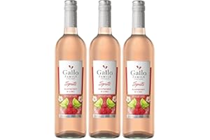 Gallo Family Vineyards Spritz Himbeere Limette Raspberry Lime Roséwein lieblich fruchtig Kalifornien California USA inkl. FeinWert E-Book (3 x 0,75l)
