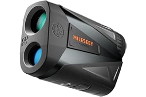 ‎MILESEEY MiLESEEY Jagd Entfernungsmesser mit roter Anzeige, 2000Yards/1830m Laser Entfernungsmesser, Dual Power Supply, 7.5°FOV, 90% Übertragung, Entfernung/Winkel/Bogen Entfernungsmesser für Jäger