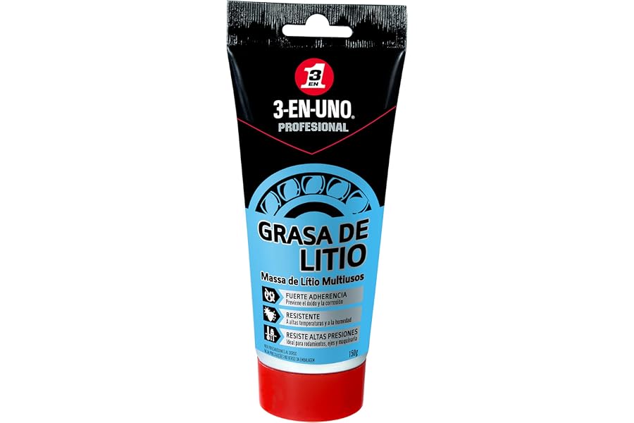 3-IN-ONE Profesional - Grasa de Litio Tubo -150gr, incoloro (34608)