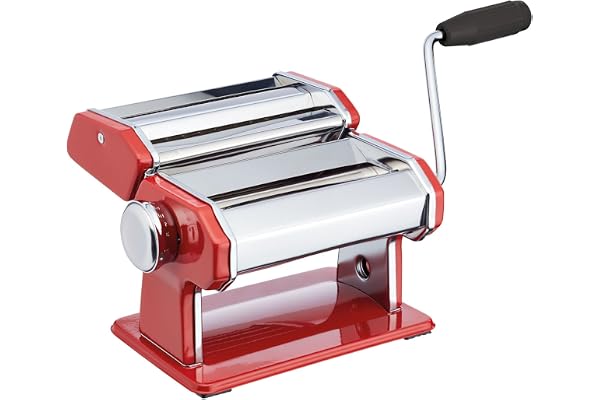 KitchenCraft World of Flavours - Machine à Pâtes en Acier Inoxydable - Jaune
