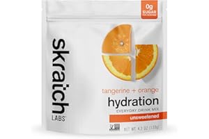 Skratch Labs Hydration Powder | 120g Sport Drink Mix | Electrolytes Powder Exercise, Endurance, and Performance | Tangerine and Orange | Non-GMO, Vegan,
