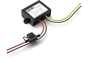 BGOODVISION Spannungswandler 12V auf 24V, Step up Converter 12V auf 24V 5A 120W mit Sicherung Wasserdicht, DC Spannungswandler für Golfwagen LED Light Auto Motor Truck Fahrzeugboot usw. (DC9-20V Breit Eingang)