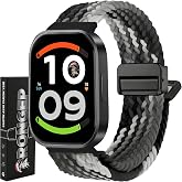 Rongep [&Ouml;rg&uuml; Loop] Xiaomi Redmi Watch 6/6 Active/6 Lite/5/4/Mi Band 10 Pro/9 Pro/8 Pro i&ccedil;in Kordon Manyetik Toka Mi Band 10 P