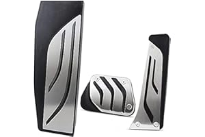 DCXXAN Auto-Bremspedalauflage, für BMW 1 2 3 4 Serie F20 F21 F22 F30 F31 F32 F36 Kraftstoff Gas Bremskupplung Fußstütze Pedalauflage Abdeckung Pedal ersetzen