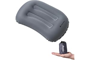 Trinordic Cuscino Gonfiabile Ultraleggero per Campeggio – Rivestimento Extra Morbido e Valvola Regolabile – Cuscino da Viaggio Confortevole e Compatto –Cuscino Campeggio per Escursionismo, Backpacking