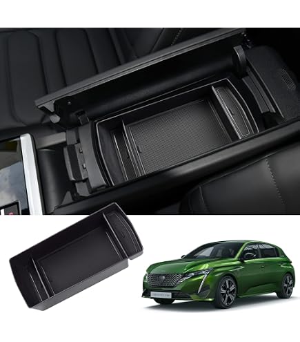 Accoudoir/console Centrale Pour Peugeot 3008 (2017+) - Boîte De Rangement Et Plateau