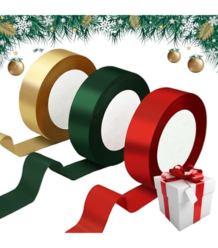 Ruban Doré, 5 Cm X 22 M Ruban Satin Doré Ruban Cadeau Ruban Large
